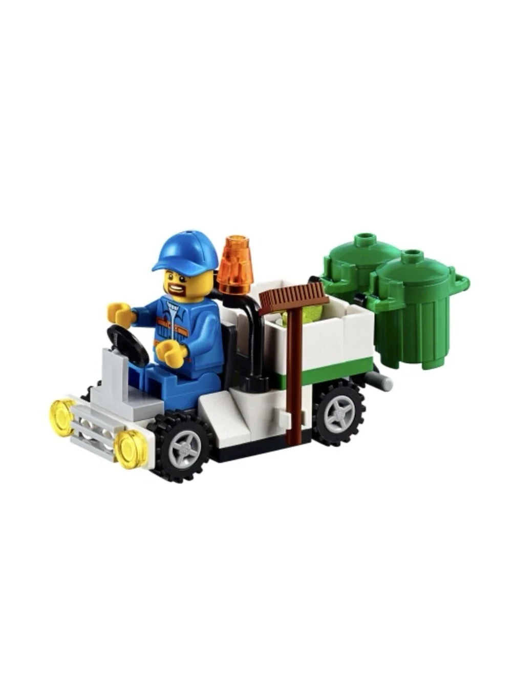 LEGO City 30313 Garbage Truck Man Cans New Retired Polybag 48pc